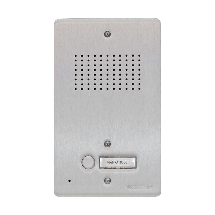 COMELIT GROUP SPA - COE3002NA PULSANTIERA AUDIO IN ALLUMINIO, 2 PULS,