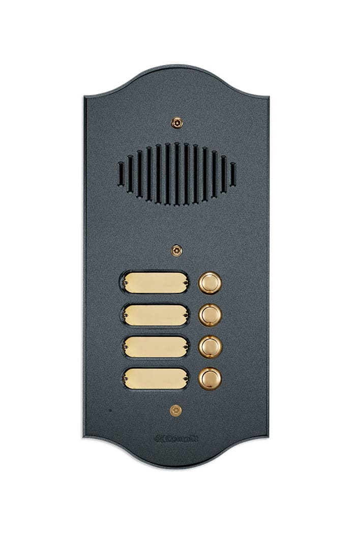 COMELIT GROUP SPA - COE3008/2/RI/A PULS. ANTRACITE AUDIO SERIE ROMA PER GRU