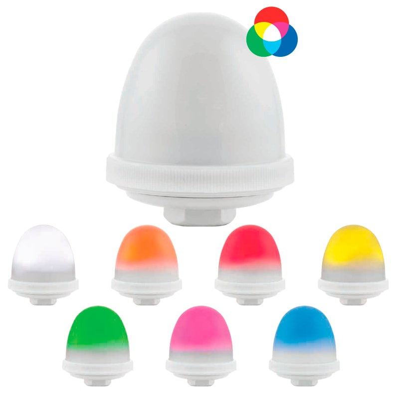 SIRENA - SIR30107 OVOLUX LED RGB R V12/24DAC GY