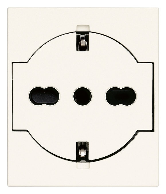 VIMAR SPA - VIW30211.B PRESA 2P+T P40 UNIVERSALE A FILO BIANCO