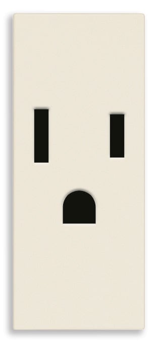 VIMAR SPA - VIW30242.C PRESA SICURY 2P+T 15A USA CANAPA