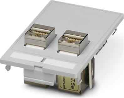 PHOENIX CONTACT - PHC1657766 VS-SI-FP-2RJ45-5-MOD-BU/BU PIASTRA DATI