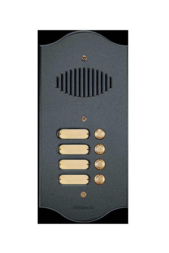 COMELIT GROUP SPA - COE3028/4/RI/A PULS. ANTRACITE AUDIO SERIE ROMA PER GRU