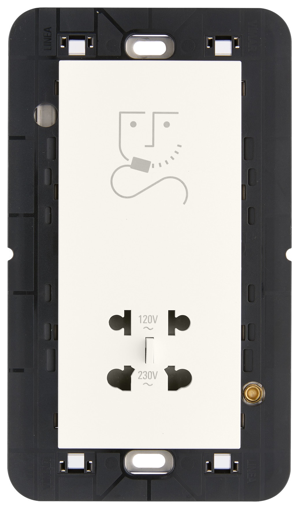 VIMAR SPA - VIW30291.B PRESA PER RASOIO VERTICALE 230V BIANCO