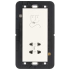 VIMAR SPA - VIW30291.B PRESA PER RASOIO VERTICALE 230V BIANCO