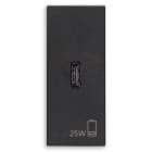 VIMAR SPA - VIW30292.C25G Alimentatore USB C PD 25W nero