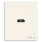 VIMAR SPA - VIW30298.60B ALIMENTATORE USB C 60W PD BIANCO