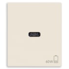 VIMAR SPA - VIW30298.60C ALIMENTATORE USB C 60W PD CANAPA
