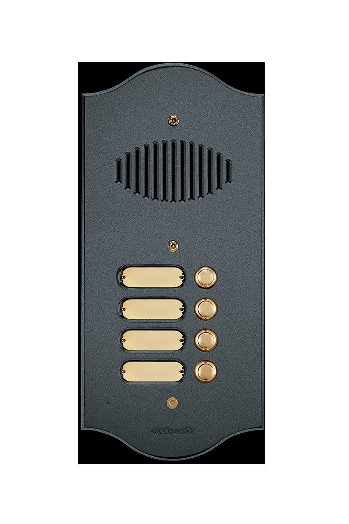 COMELIT GROUP SPA - COE3032/4/RI/A PULS. ANTRACITE AUDIO SERIE ROMA PER GRU