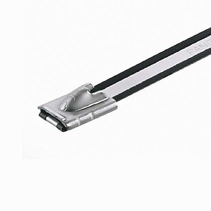 PANDUIT - PANMLTC8H-LP316 FASCETTA IN ACCIAIO INOX RIVESTITA IN NY