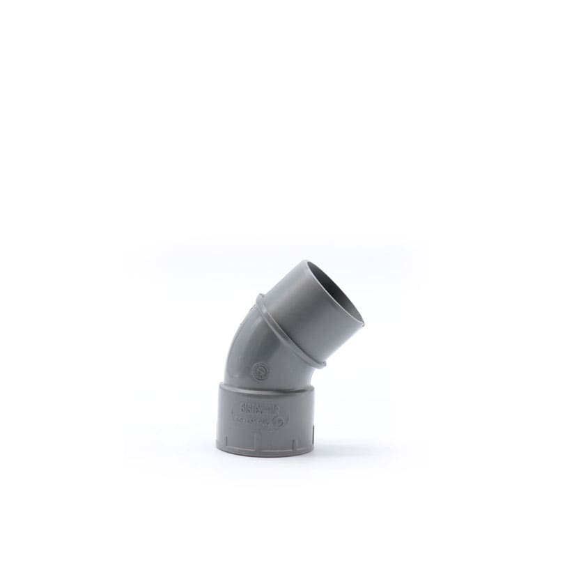 TECNOPLUS - TNP3050.0 CURVA PVC 45GR MF DIAM. 50