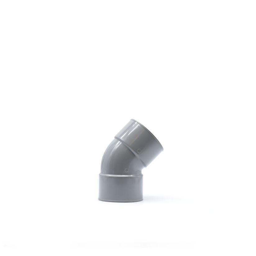 TECNOPLUS SRL - TNP3050.1 CURVA PVC 45GR FF DIAM. 50