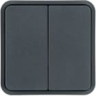 BERKER - BRK30553545 BILANCIERE DOPPIO W.1 GRIGIO