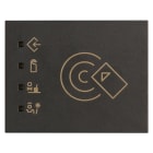 VIMAR SPA - VIW30567.TRG FUORIPORTA RFID TROP. KNX NERO