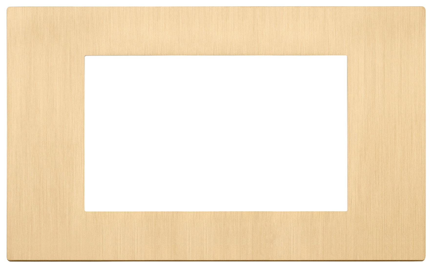 VIMAR SPA - VIW30654.70 PLACCA 4M ORO SPAZZOLATO