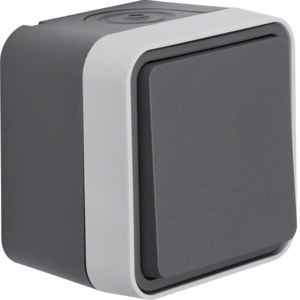 BERKER - BRK30773505 INVERT.A PARETE W1 GRIGIO/GRIGIO OP.