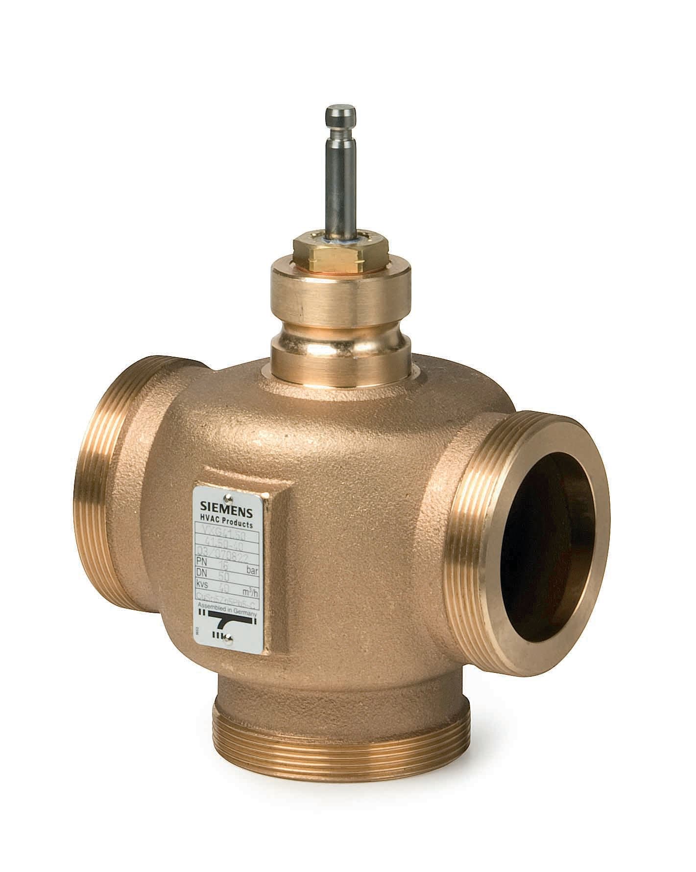 SIEMENS - BUILDING T - BCTBPZ:VXG41.40 VALVOLA 3 VIE SEDE/OTTURATORE DN40 PN16