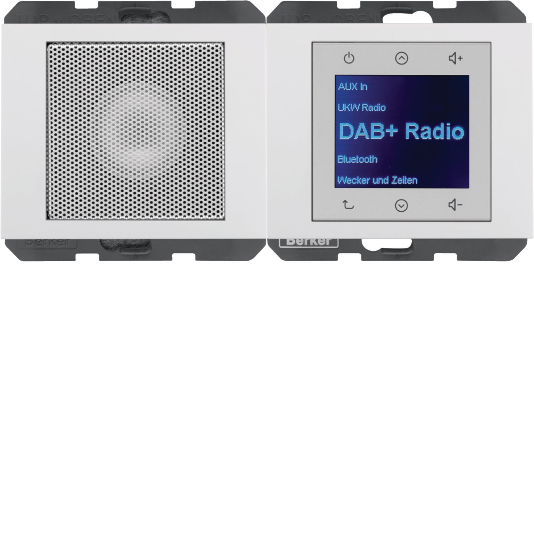 BERKER - BRK30807009 RADIO TOUCH+ALTOP. DAB+/BLE K.X BIA.POL.