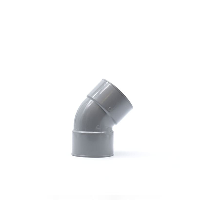 TECNOPLUS - TNP3080.1 CURVA PVC 45GR FF DIAM. 80