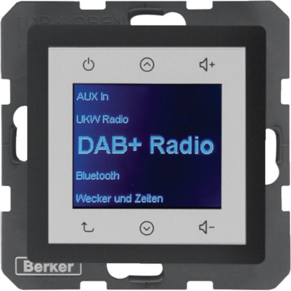 BERKER - BRK30846086 RADIO TOUCH DAB+/BLE VELLUTATA Q.X ANTR.