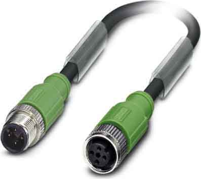 PHOENIX CONTACT - PHC1500855 SAC-4P-M12MS/ 0,6-PUR/M12FS SH CAVO SENS