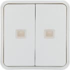 BERKER - BRK30863552 BILANC. DOPPIO CON LENTI W.1 BIA.POLARE