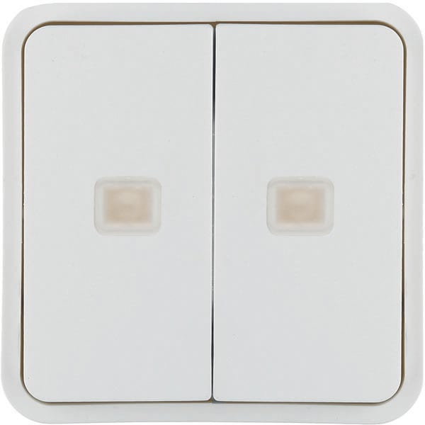 BERKER - BRK30863552 BILANC. DOPPIO CON LENTI W.1 BIA.POLARE