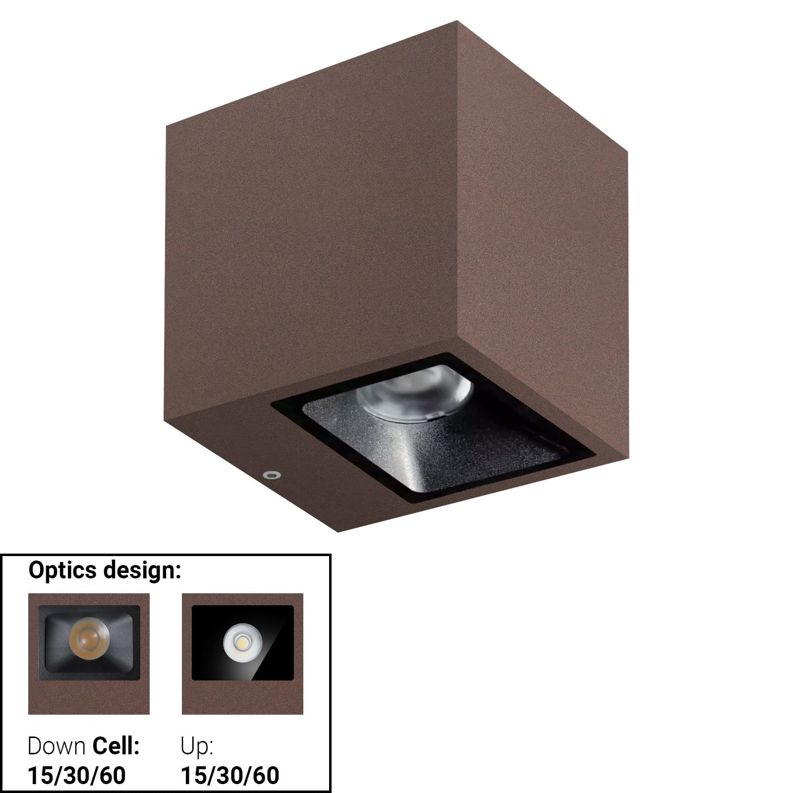 LINEA LIGHT (ILED) - ILD76279W15 CUBIT 37 2L BI-EM 31WAC ON/OFF CT