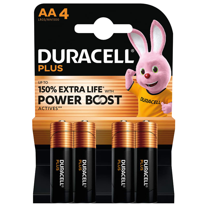 ELCART DISTRIBUTION - ERT302405200 4 PZ PILE AA 1,5V DURACELL