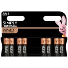 ELCART DISTRIBUTION - ERT302530000 8 PZ PILE AA DURACELL SIMPLY BL.
