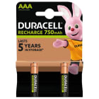 ELCART DISTRIBUTION - ERT302575000 2 PZ BATT.RICAR.NIMH AAA 750MAH