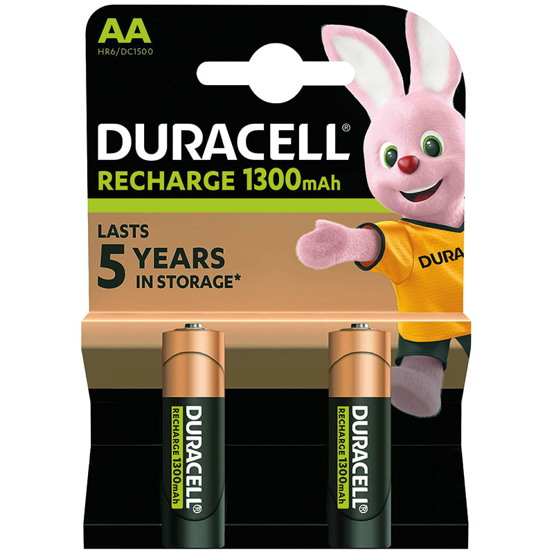 ELCART DISTRIBUTION - ERT302575500 2 PZ BATT.RICAR. NIMH AA DURACELL