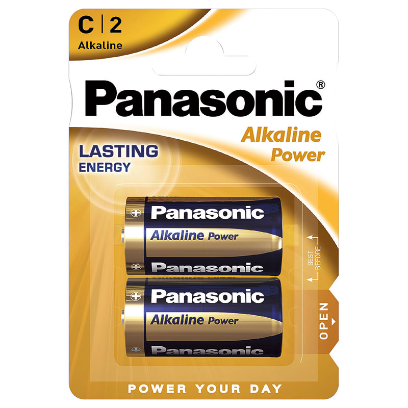 ELCART DISTRIBUTION - ERT303010000 PILA C ALKAL.POWER PANASONIC BL.2