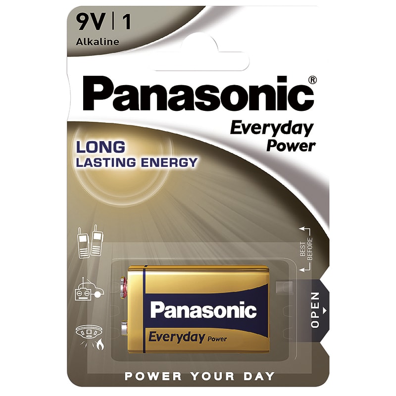 ELCART DISTRIBUTION - ERT303027000 PILA 9V EV.DAY PW PANASONIC BL.1