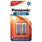 ELCART DISTRIBUTION - ERT303131200 PILA LITIO 3V PANASONIC CR123 BL2