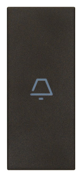 VIMAR SPA - VIW31000A.CG TASTO 1M ASSIALE SIMBOLO CAMPANELLO NERO