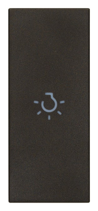 VIMAR SPA - VIW31000A.LG TASTO 1M ASSIALE SIMBOLO LUCE NERO