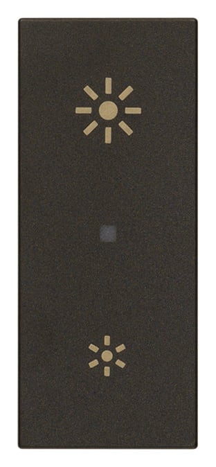 VIMAR SPA - VIW31000A.RG TASTO 1M ASSIALE SIMBOLO DIMMER NERO