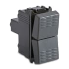 MASTER SRL - MST31021 MODO PULS.DOPPIO 1P NO/NC+1P NO GRIGI