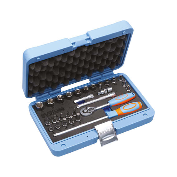 ABC TOOLS SPA - ABCA31116000 ASS. CON 28 UTENSILI ATT.1/4