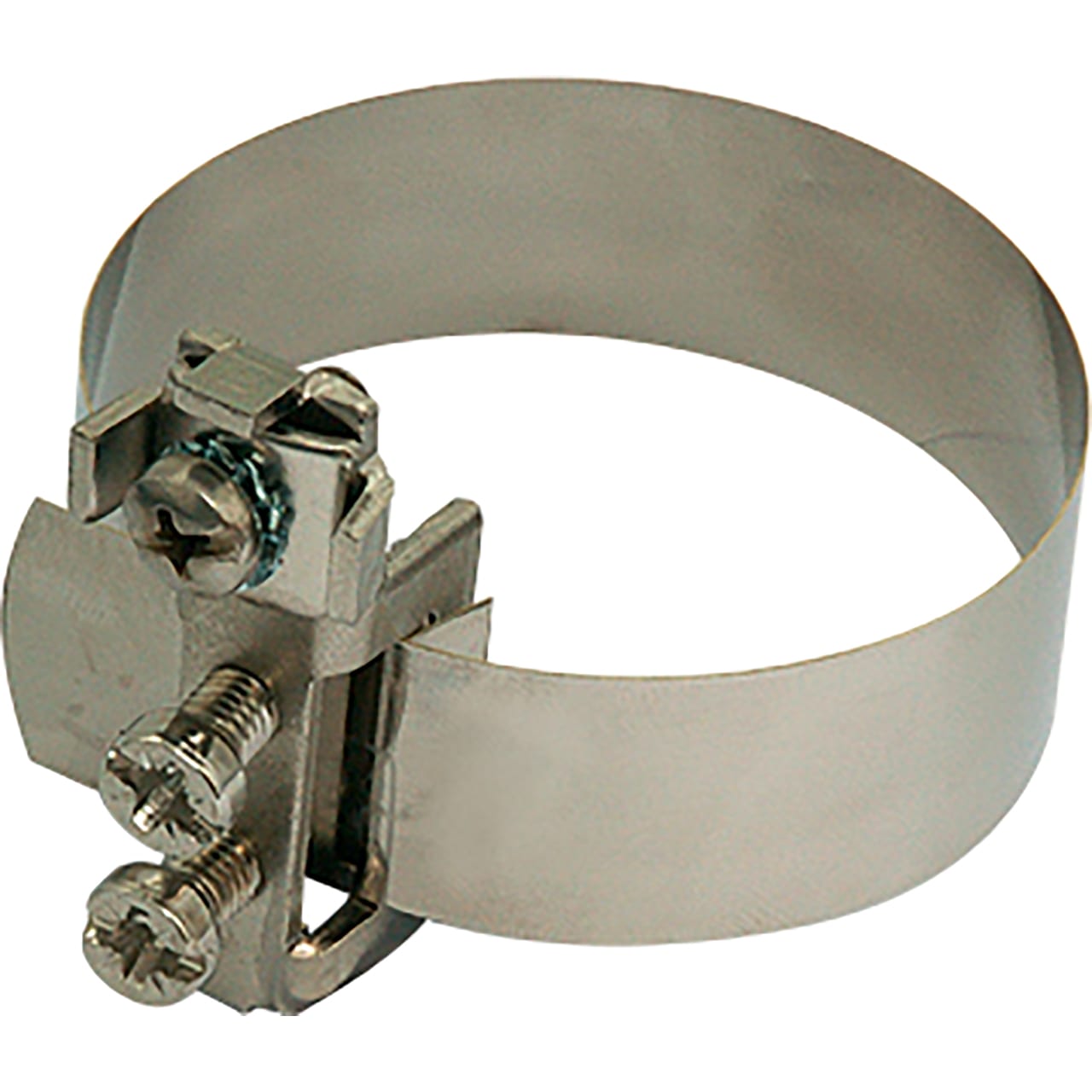 JUPITER SATI - JUP3111742 Fascetta in ottone nichelato  lunghezza 235 mm  per tubi diametro 3/8 - 1 1/2 pollici