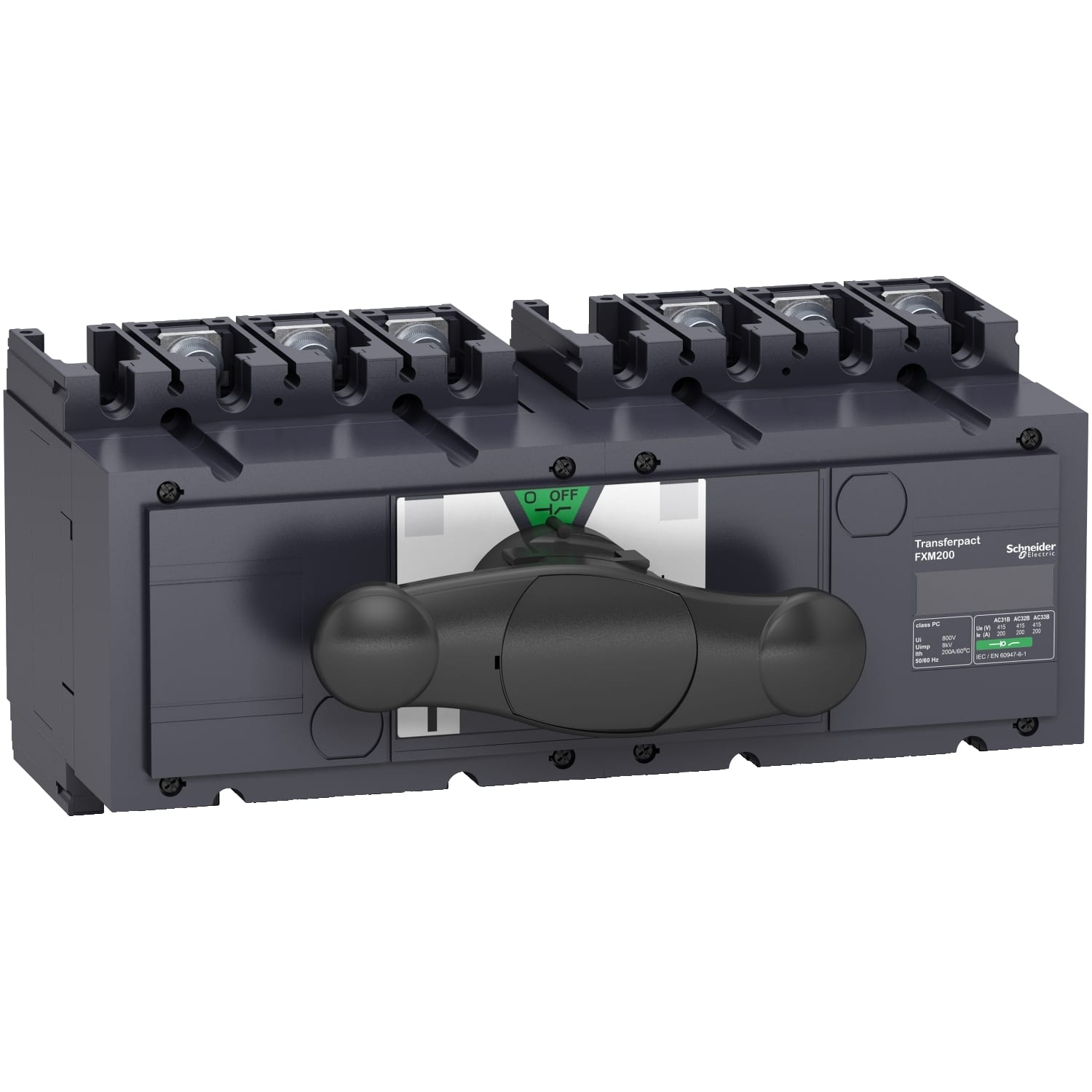 SCHNEIDER ELECTRIC - SNR31142 Commutatore sorgente manuale Interpact INS250 - 200 A - 3 poli