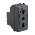 MASTER SRL - MST31159 MODO PRESA 2P+T 16A BIVALENTE GRIGIO