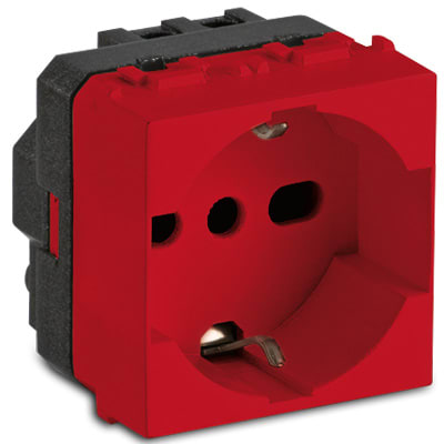 MASTER SRL - MST31170R MODO PRESA P40 UNIV. 2P+T 16A ROSSO