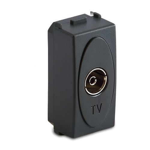 MASTER SRL - MST31255 MODO PRESA TV 9,5MM PASS. FINALE GRIGIO