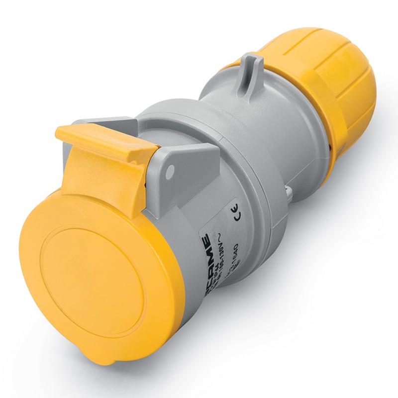 SCAME PARRE SPA - SCA313.1640-SF PRESA MOBILE 2P+T IP44 16A 4H 100-130V
