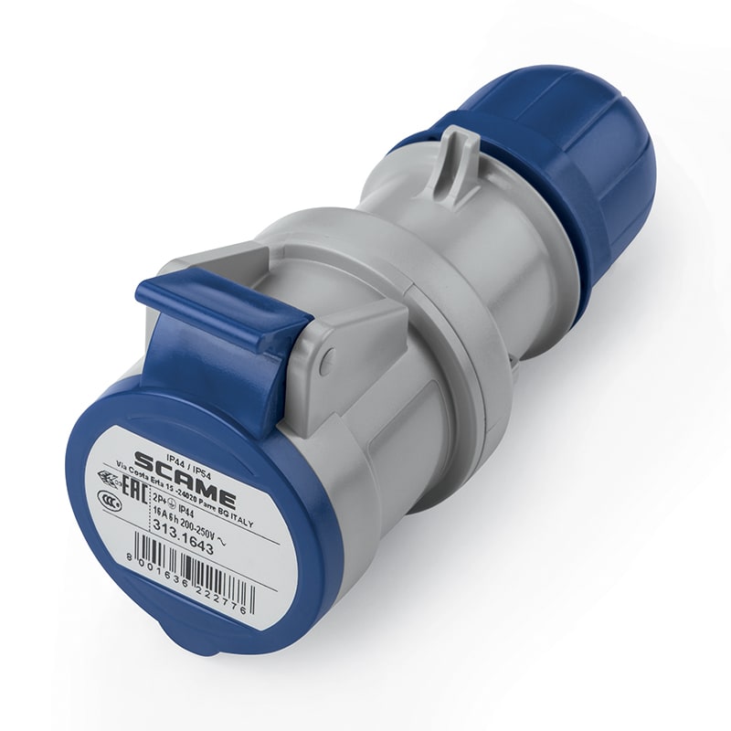 SCAME PARRE SPA - SCA313.1643P-SF PRESA MOBILE 2P+T IP44 16A 6H 200-250V