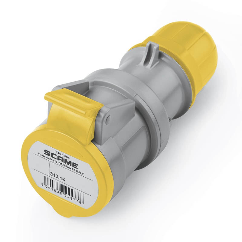 SCAME PARRE SPA - SCA313.1642 PRESA MOBILE 3P+N+T IP44 16A 4H 100-130V