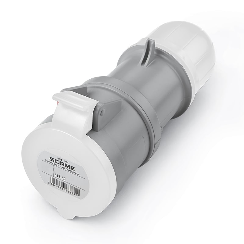 SCAME PARRE SPA - SCA313.32438 PRESA MOBILE 2P+T IP44 32A 8H >250V
