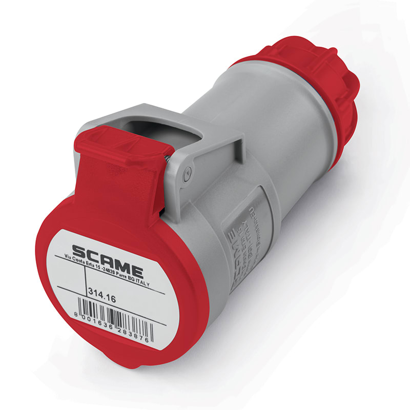 SCAME PARRE SPA - SCA314.1647 PRESA MOBILE 3P+N+T IP44 16A 6H 346-415V